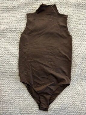 SKIMS essentials mock neck sleeveless bodysuit